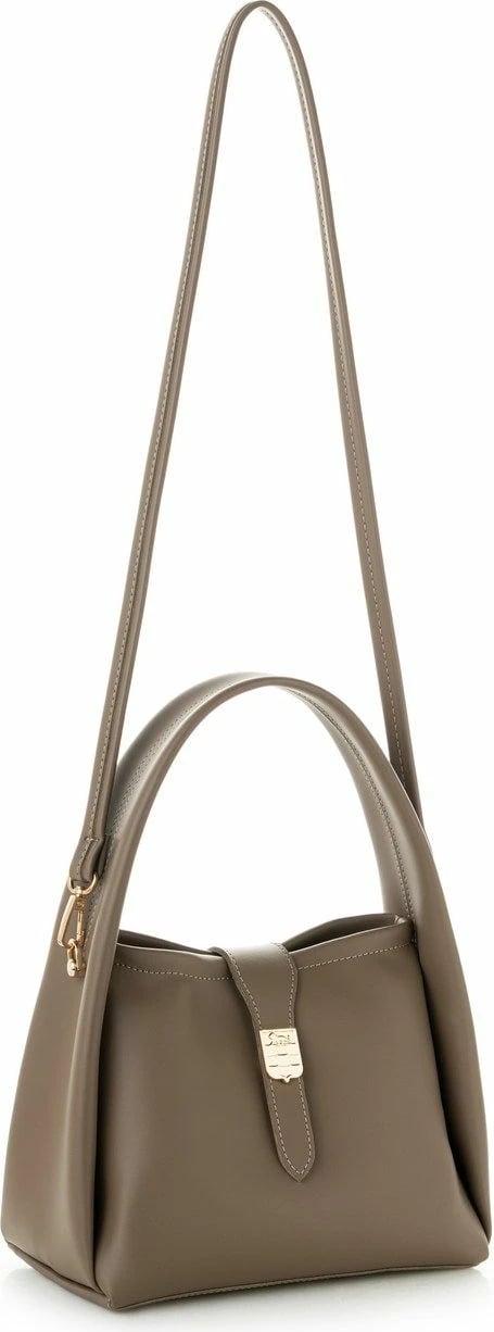Çantë dore Vince Camuto, ngjyrë mink e errët, Turin
