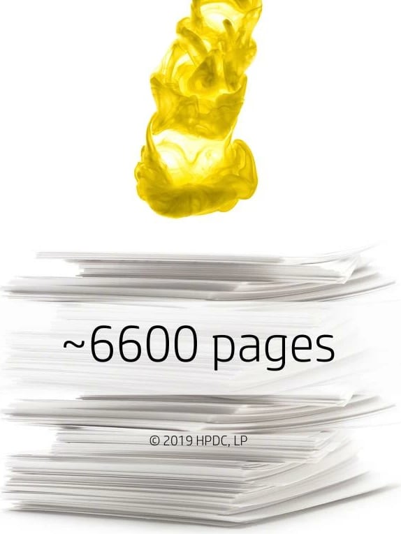 Kartush bojë, HP, 971XL (CN628AE), kapacitet i lartë 76–92 ml, origjinal, verdhë