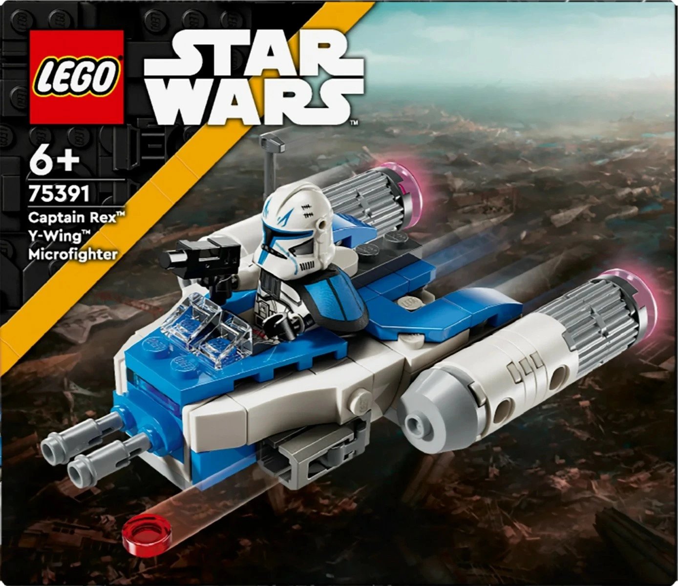Set LEGO Star Wars Microfighter Y-Wing Captain Rex 75391, 99 pjesë, plastikë