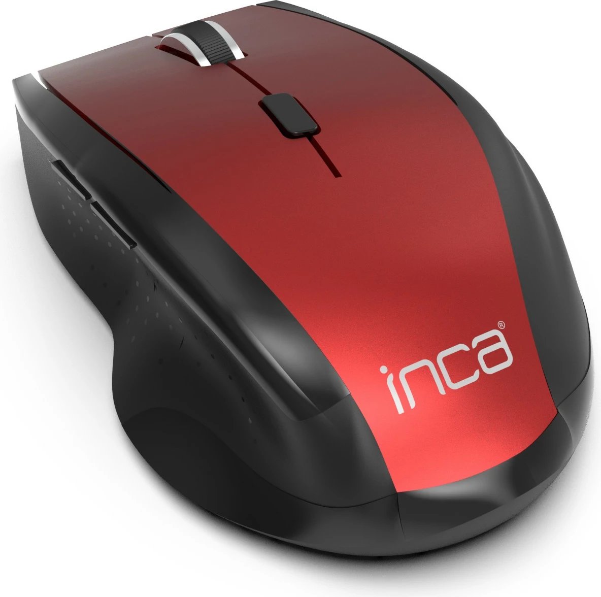Maus wireless Inca IWM-500GLK, 1600 DPI, Nano-USB, laser, kuq
