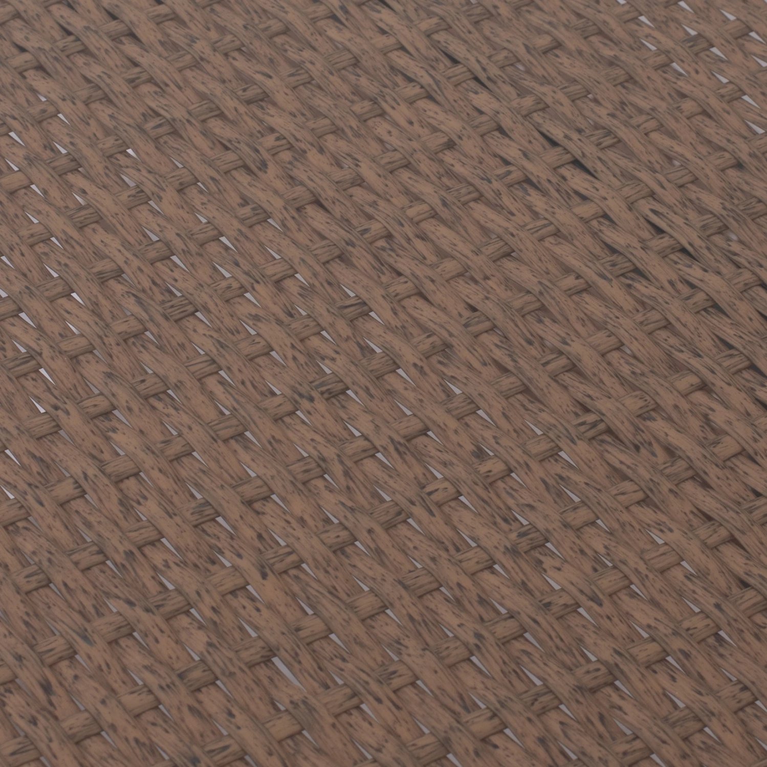 Tavolinë metalike Minsk rattan, ngjyrë bezhë-kafe, FH5507.02, 150x90x75 cm