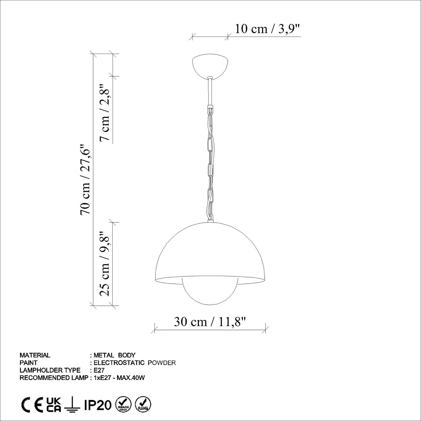 Llambë tavani Opviq, metal, ngjyrë antike, KURE-30-15-NUS-2676-RETRO Llambë tavani Opviq, metal, ngjyrë antike, KURE-30-15-NUS-2676-RETRO