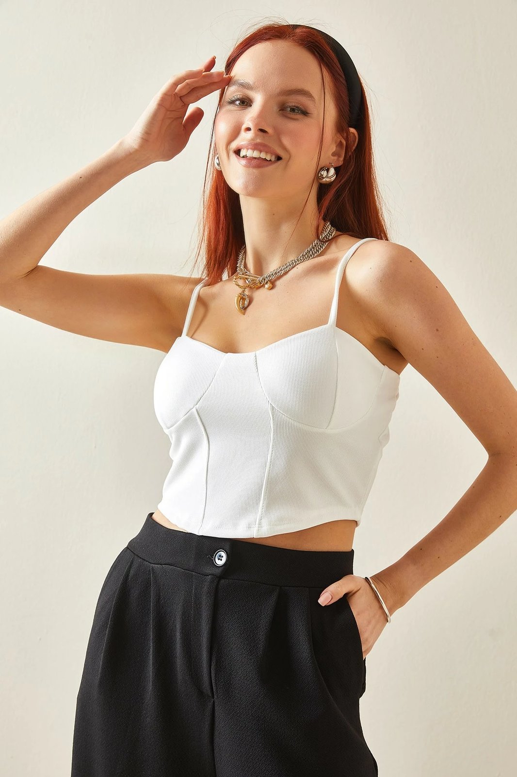 Bluzë për gra, Jumeon, 5YXK2-48201, e bardhë