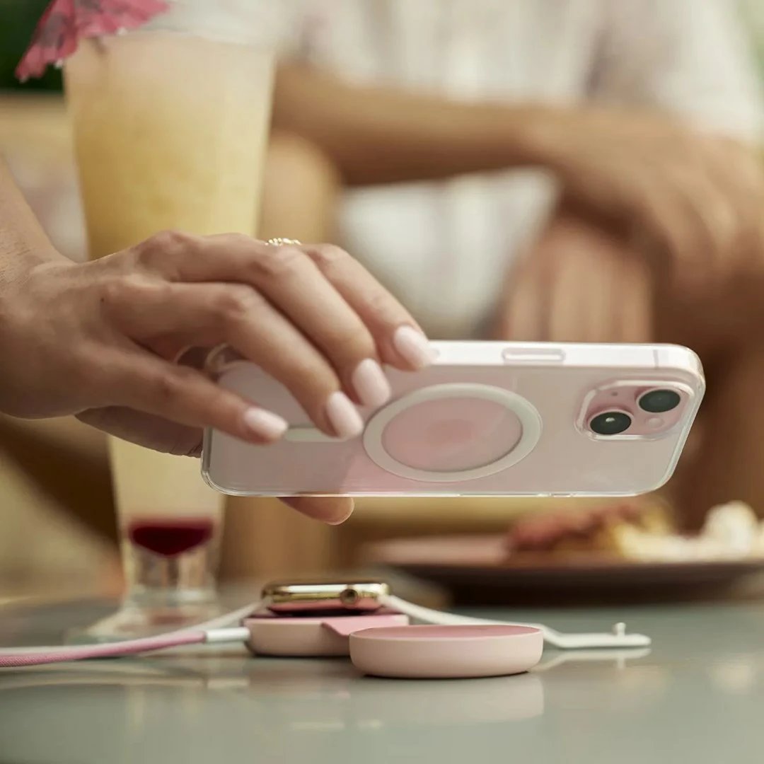 Karikues portabël Twelve South ButterFly SE, për Apple, USB Type-C, rozë
