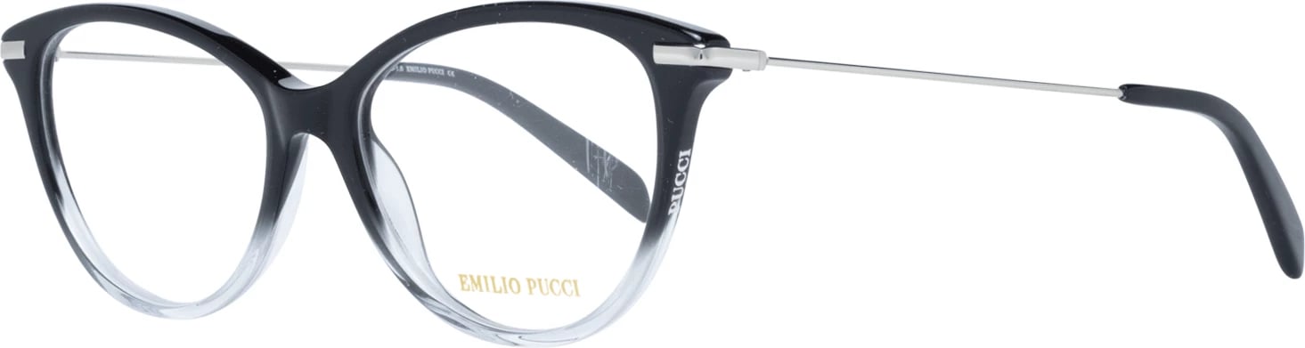 Korniza optike për femra Emilio Pucci, e zezë