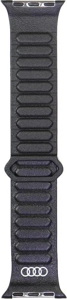 Rrip lëkure Audi me magnet për Apple Watch 40/41/42mm, i zi