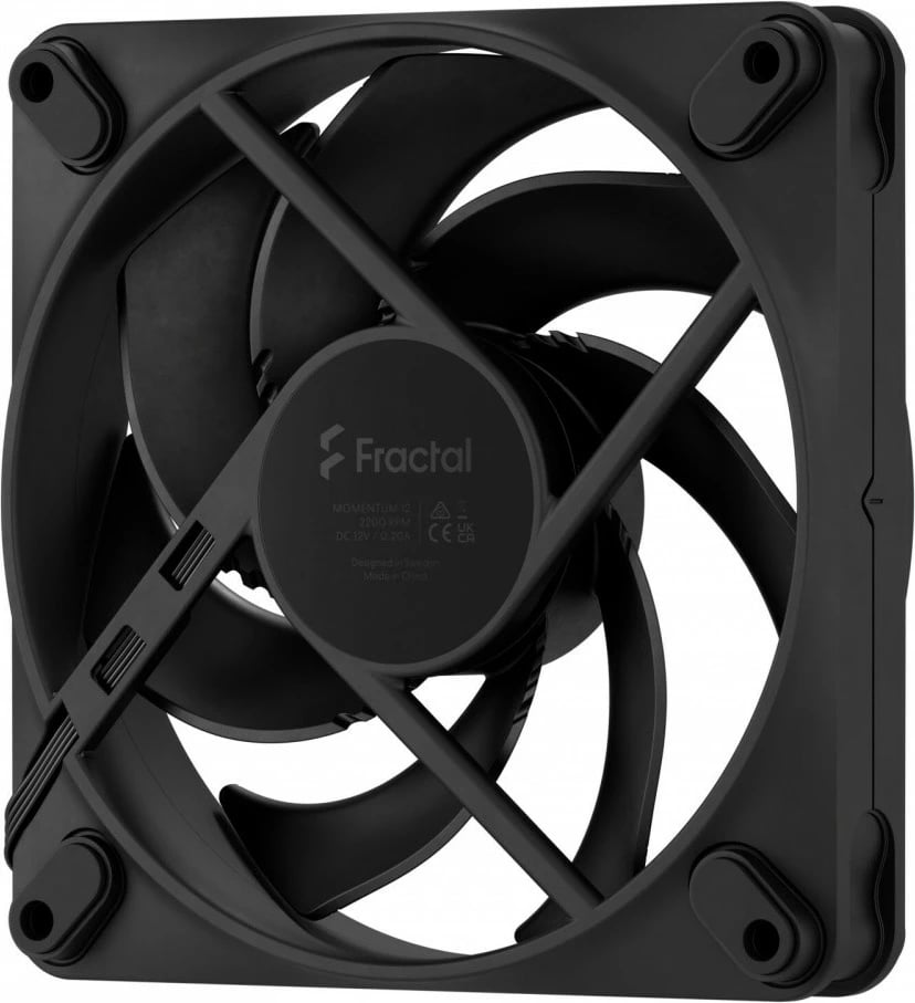 Ventilator kase Fractal Design Momentum 12, 120mm, i zi