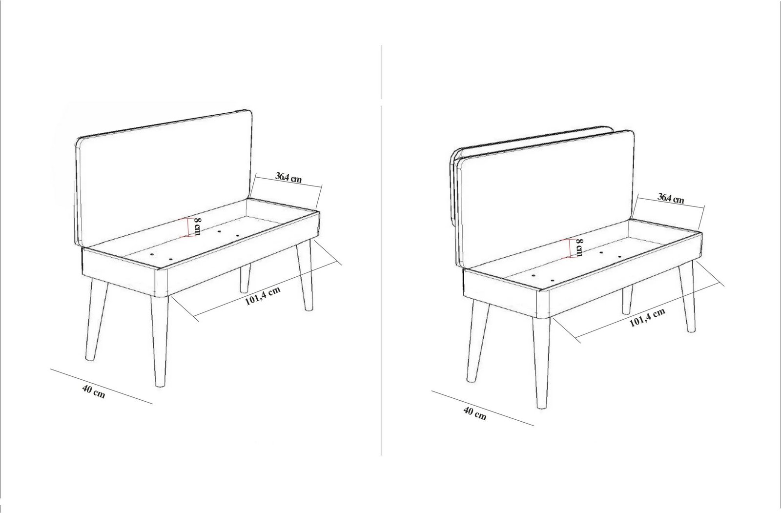 Set tavoline me karrige, zgjatshme, 5 pjesë, Hanah Home Vina 1048-4, ngjyrë arre, blu e errët