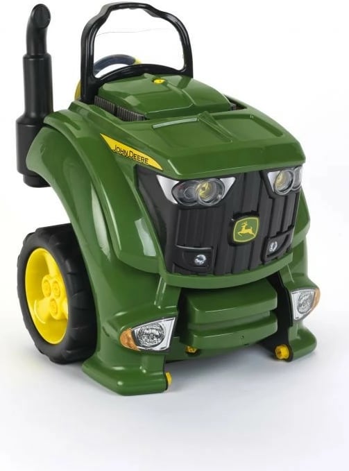 Lodër traktor John Deere Klein 3916 me motor kthyes, për djem, plastikë, e gjelbër/verdhe/zezë