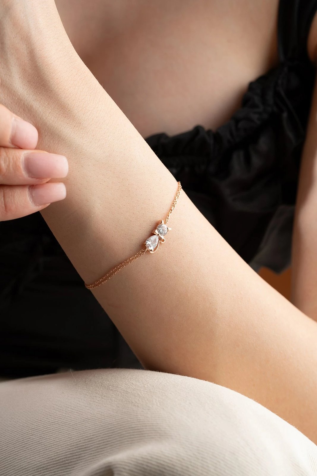 Byzylyk argjendi Jumeon, ngjyrë rozë e artë, NRZ998908