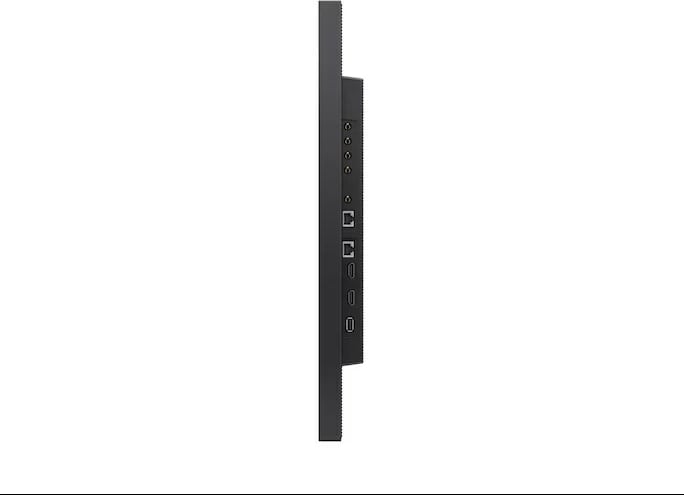 Monitor signage gjysmë-outdoor, Samsung, OM32DX LH32OMDEBGBXEN, 32", FHD 1080p, 2000 nits, Wi‑Fi, IP5X, e zezë