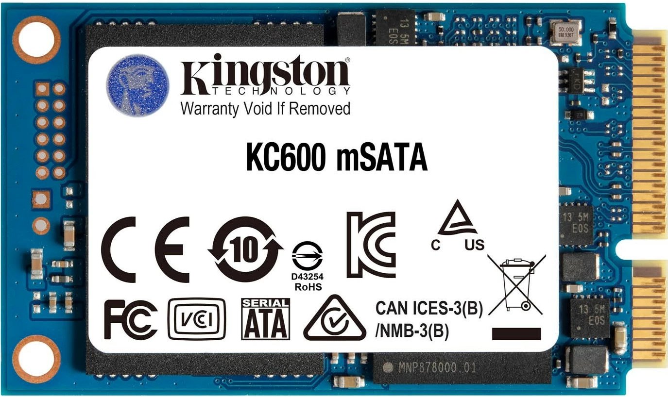 SSD Kingston SKC600MS/512G, 512GB, mSATA, Blu