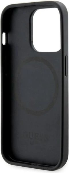 Mbështjellës Guess GUHMP14LHGCFSEK për iPhone 14 Pro 6.1", G Cube Stripes, MagSafe, zi Mbështjellës Guess GUHMP14LHGCFSEK për iPhone 14 Pro 6.1", G Cube Stripes, MagSafe, zi