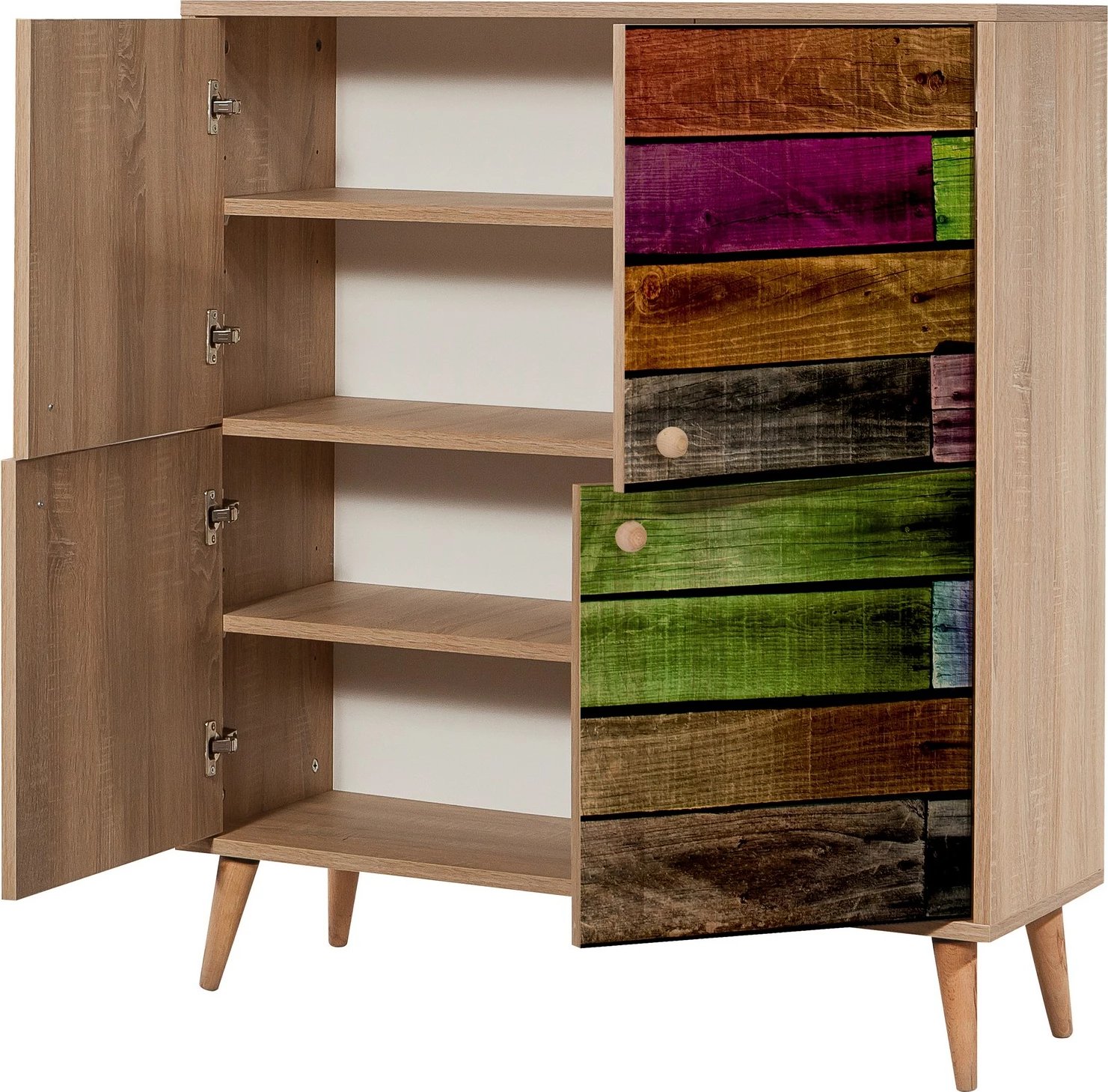 Dollap multifunksional, ngjyrë lisi Sonoma, Multilux - 726