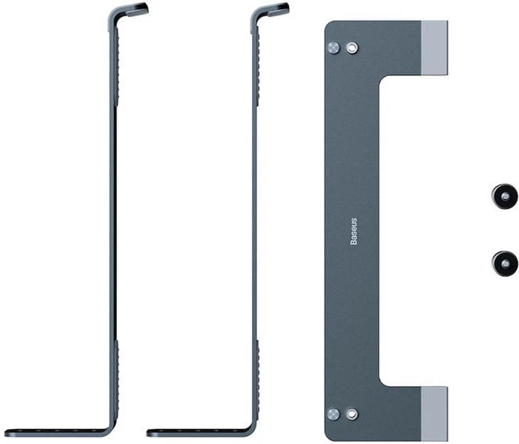 Kasë për laptop Baseus B10053100811-00, 4 nivele rregullimi, alumini, Space Grey