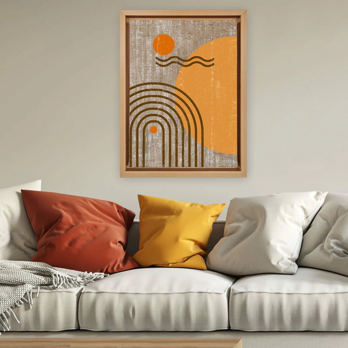 Pikturë dekorative në kanavacë, shumëngjyrëshe, Wallity, LNJ21804047907 - 96136, 96x136cm