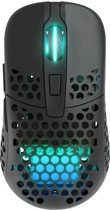 Maus Cherry XTRFY M42 RGB, Ambidextrous, Optical, RF Wireless + USB Type-C, 19000 DPI, Bardhë Maus Cherry XTRFY M42 RGB, Ambidextrous, Optical, RF Wireless + USB Type-C, 19000 DPI, Bardhë