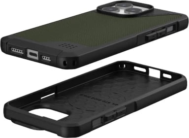 Mbështjellës UAG Metropolis LT MagSafe për iPhone 15 Pro Max, Kevlar, i gjelbër