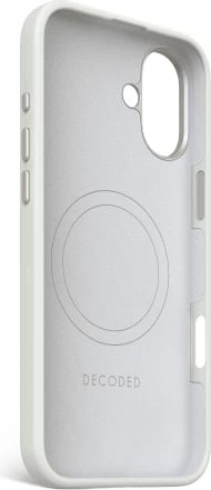 Mbështjellës Decoded për iPhone 16 Plus, silikon, MagSafe, Gri