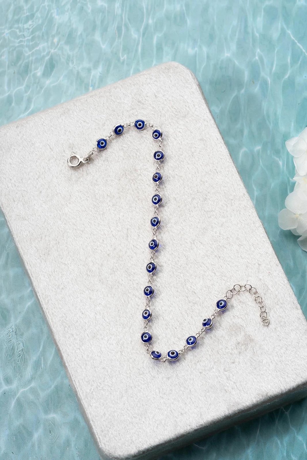 Byzylyk argjendi Jumeon, ngjyrë argjendi dhe kaltër, NRZ1000337