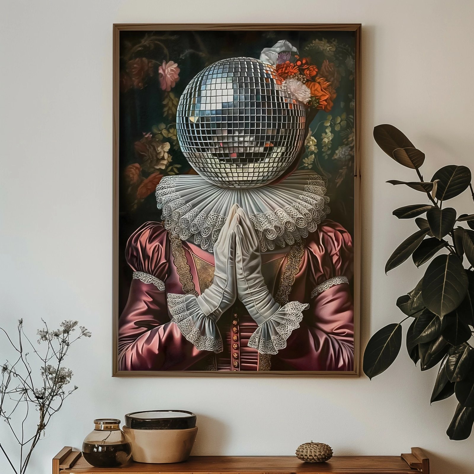 Pikturë dekorative me kornizë MDF, Wallity, GE131-L