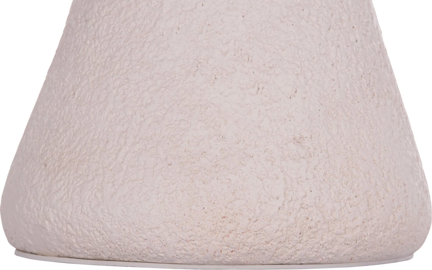 Stool i rrumbullakët INTERON, fibër-cement, ngjyrë e bardhë, FH18171.02, Φ34x39cm