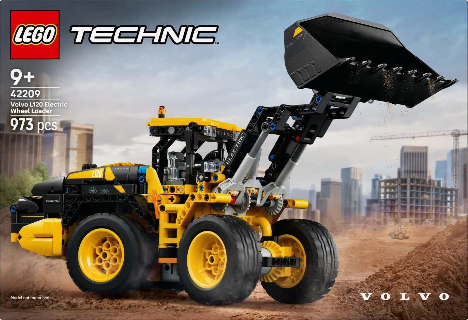 Set ndërtimi LEGO Technic Volvo L120 Electric Wheel Loader 42209, 973 pjesë