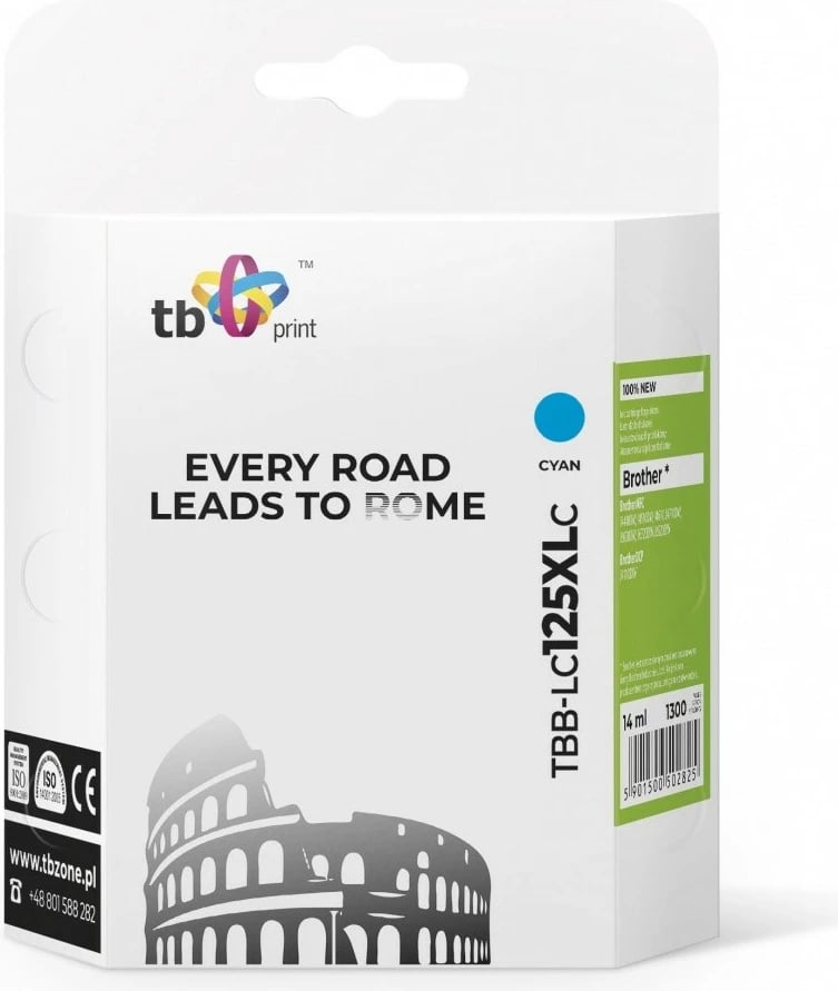 Toner TB Print TBB-LC125XLC për Brother, Cyan