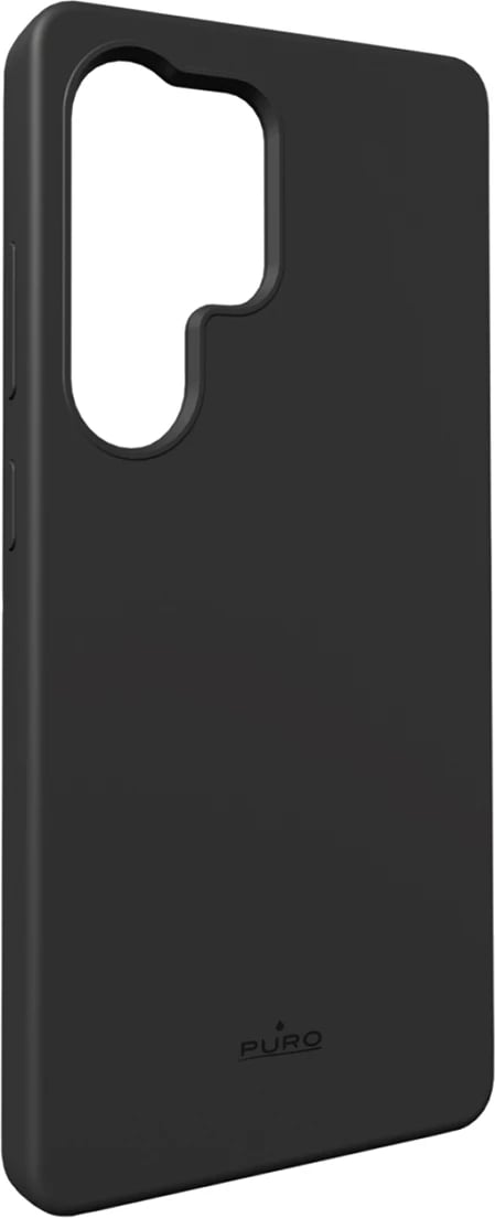 Mbështjellës Puro Icon për Samsung Galaxy S25 Ultra, silikon, i zi