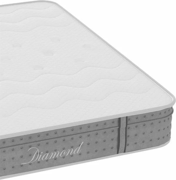 Dyshek Diamond 3 zona me susta xhepi + shkumë memorie xhel 25-27cm 160x200cm