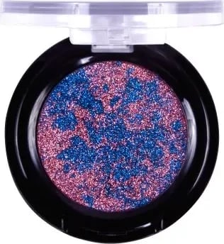 Hije për sy unisex J.CAT BEAUTY Glitter Dazzle Marble Metal, pink dhe kaltër