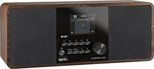Radio digjitale Imperial Dabman i200, 20W, TFT, me alarm, e zezë