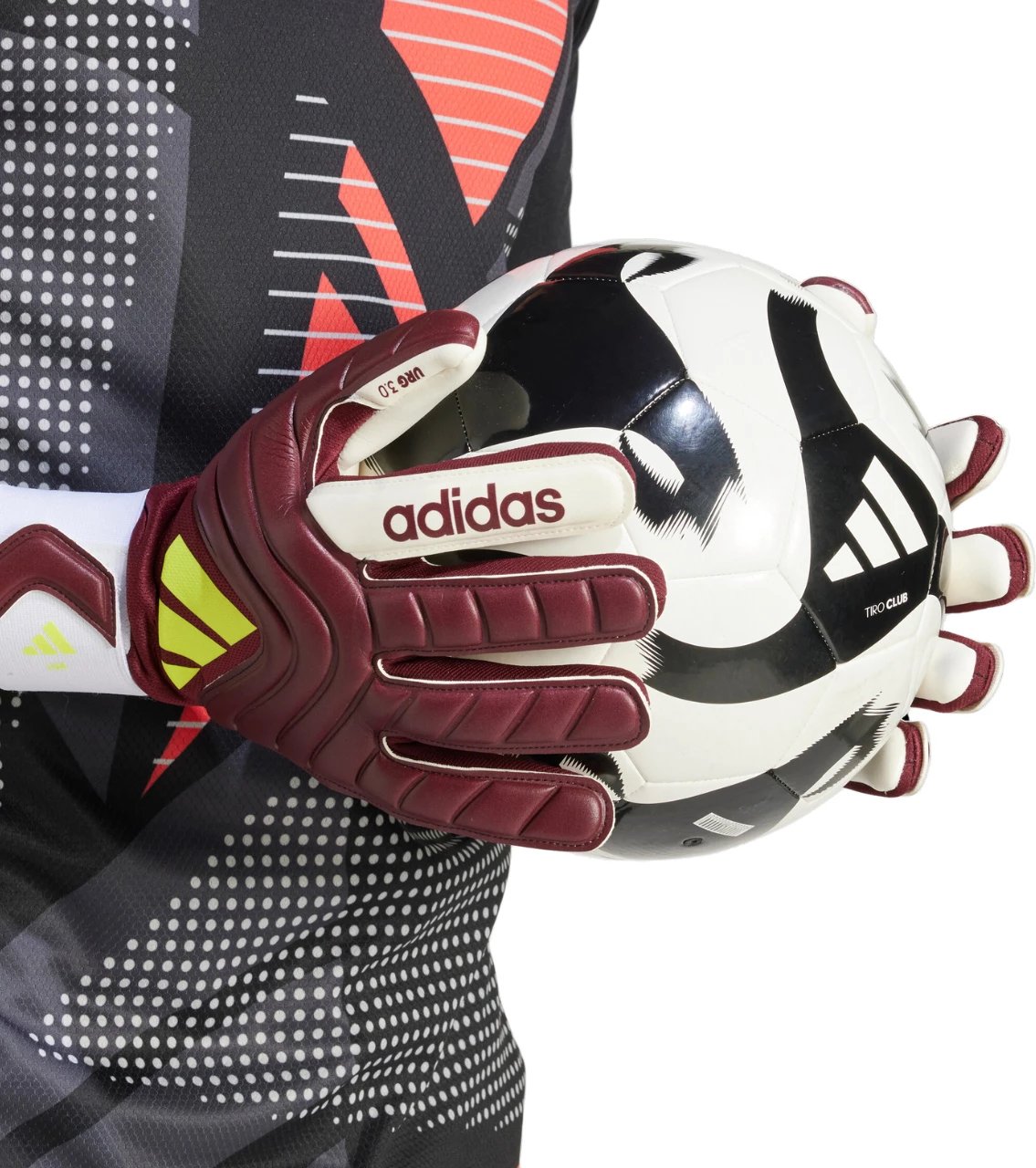 Doreza portieri adidas për meshkuj, të kuqe