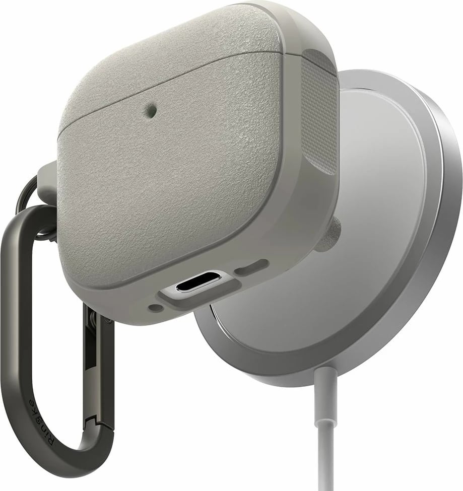 Mbështjellës Ringke Onyx MagSafe për AirPods 4, Gri