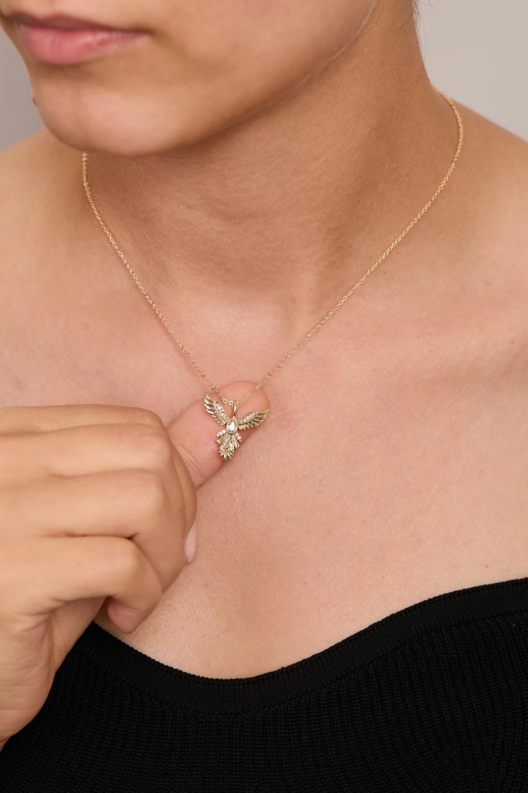 Qafore metalike Elika, e bardhë, CK9949Beyaz