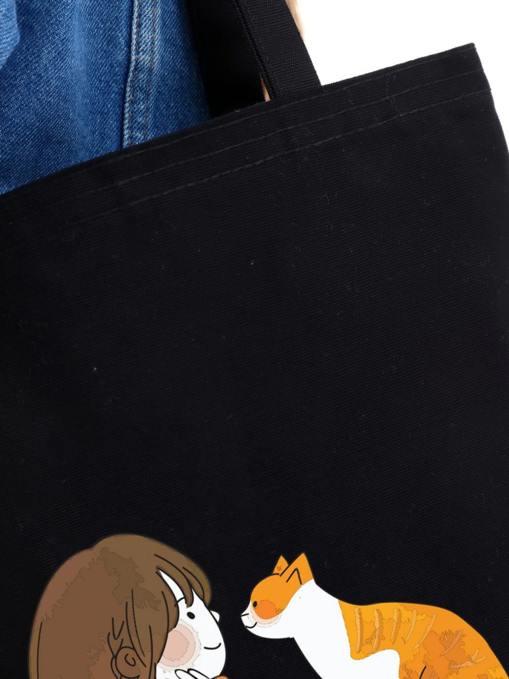 Çantë tote Zoozie Bags, 1519, e zezë, 35x40x8cm
