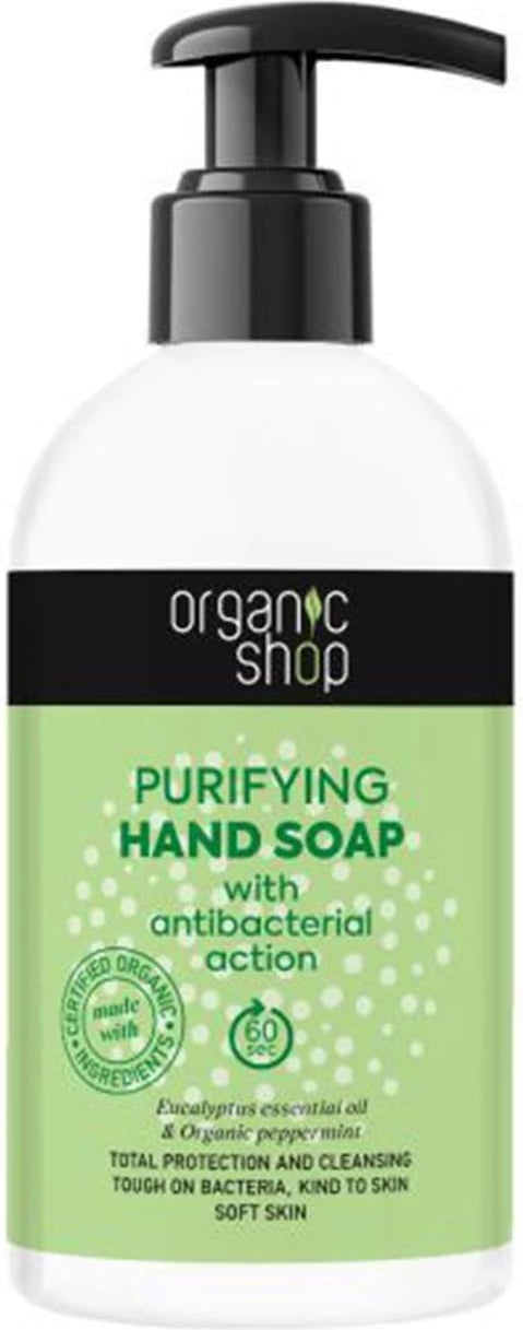 Sapun i lëngshëm për duar Organic Shop Anti-Bacterial Purificante 500ml