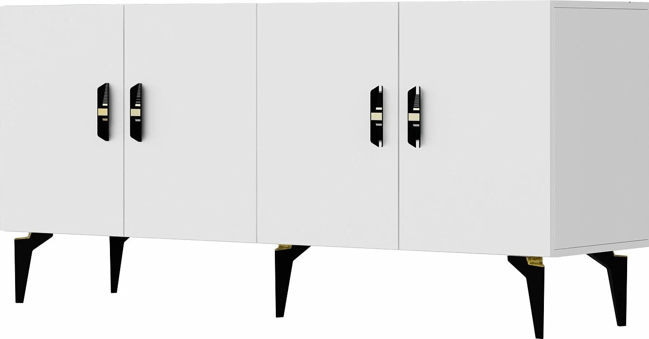 Konsol Skye Decor, ngjyrë e bardhë, Plus