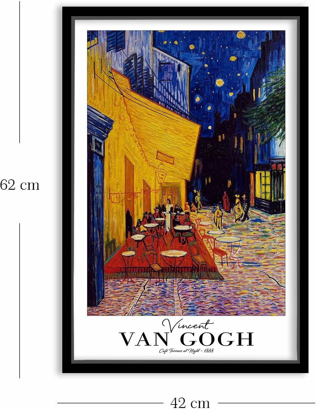 Pikturë dekorative me kornizë, shumëngjyrëshe, Wallity, 4262SYHGOGH-009