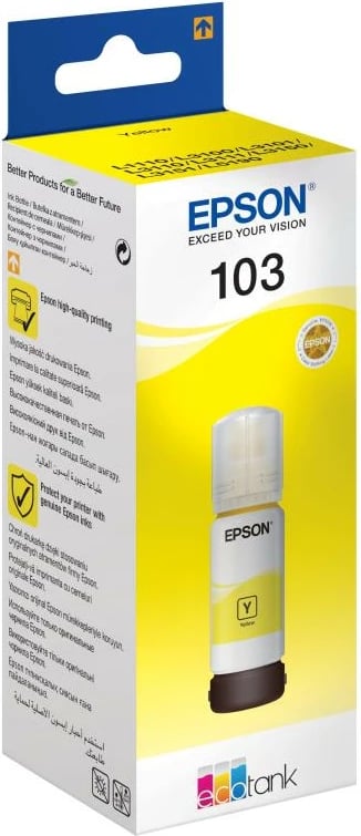 Bojë printeri Epson 103 C13T00S44A 65 ml e verdhë