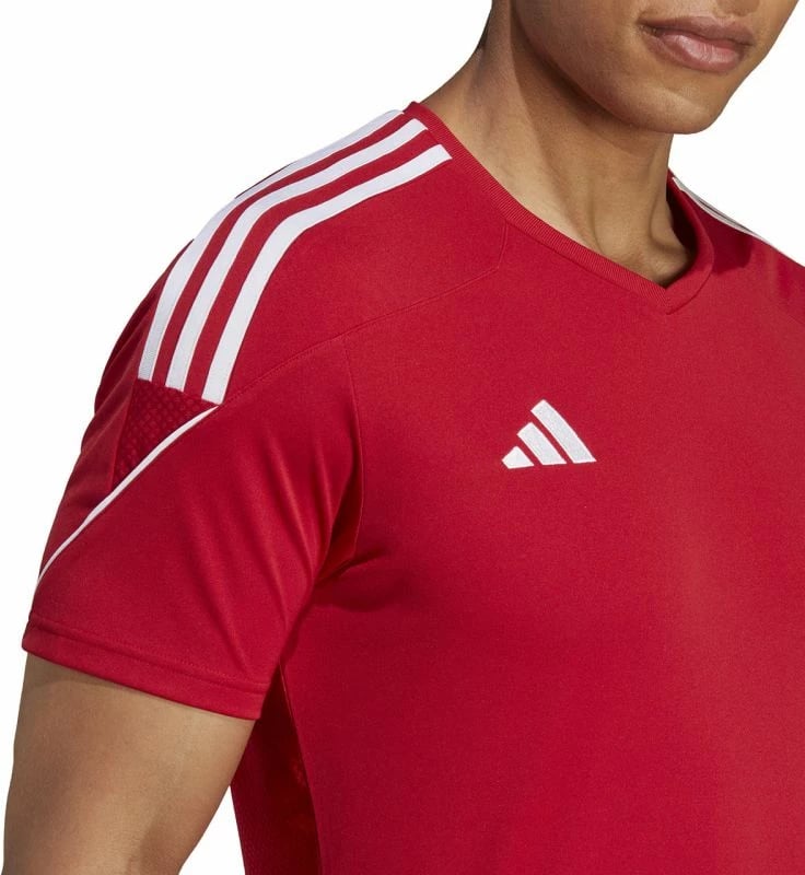 Maicë adidas për meshkuj, e kuqe
