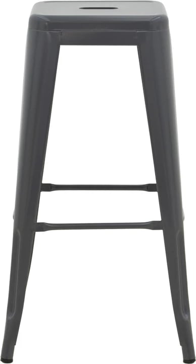 Karrige për bar Utopia, metal anthracite, 42x42x76cm