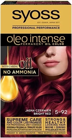 Ngjyrë për flokë Syoss Oleo 5-92, 115 ml