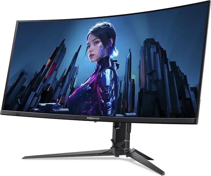 Monitor Acer Predator UM.CXXEE.501, 34", UltraWide Quad HD, QD-OLED, i zi