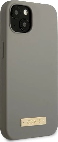 Mbështjellës Guess GUHMP13SSPLG për iPhone 13 mini 5.4", silikon, MagSafe, Gri Mbështjellës Guess GUHMP13SSPLG për iPhone 13 mini 5.4", silikon, MagSafe, Gri
