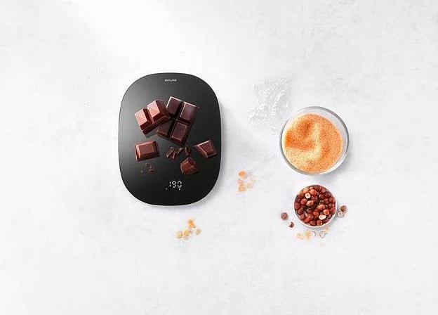 Peshore kuzhine, Zwilling Enfinigy 53011-053-0, 10 kg, bateri litium-jon e rimbushshme USB, ekran LCD, e zezë