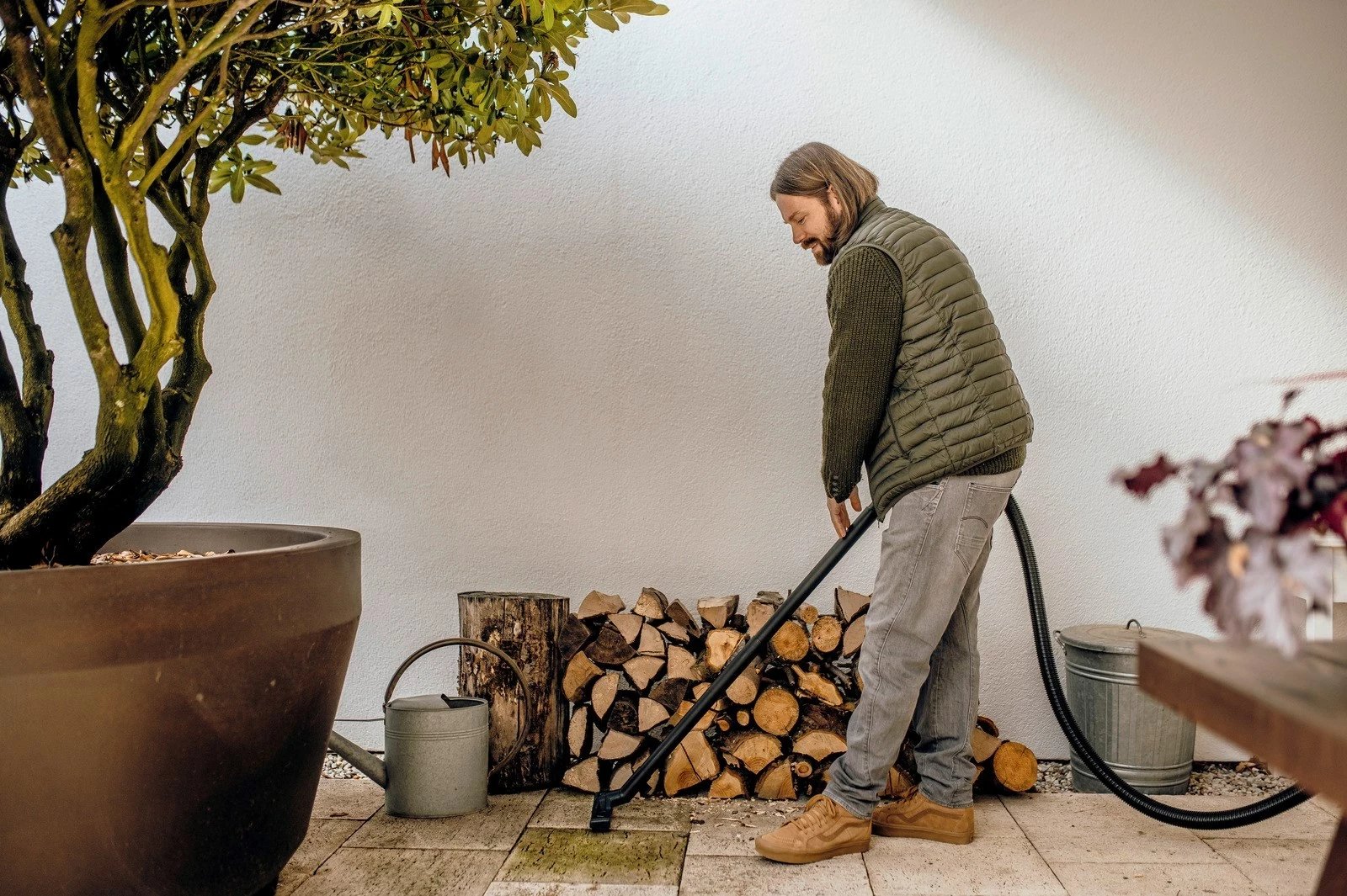 Fshesë universale KARCHER WD 3 V-17/4/35 + grykat 17 L 1000 W, E zezë, E verdhë
