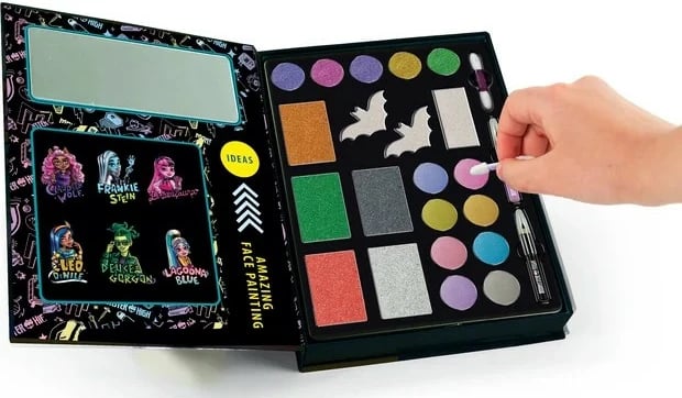 Set pikturimi fytyre Monster High Clementoni, shumëngjyrësh