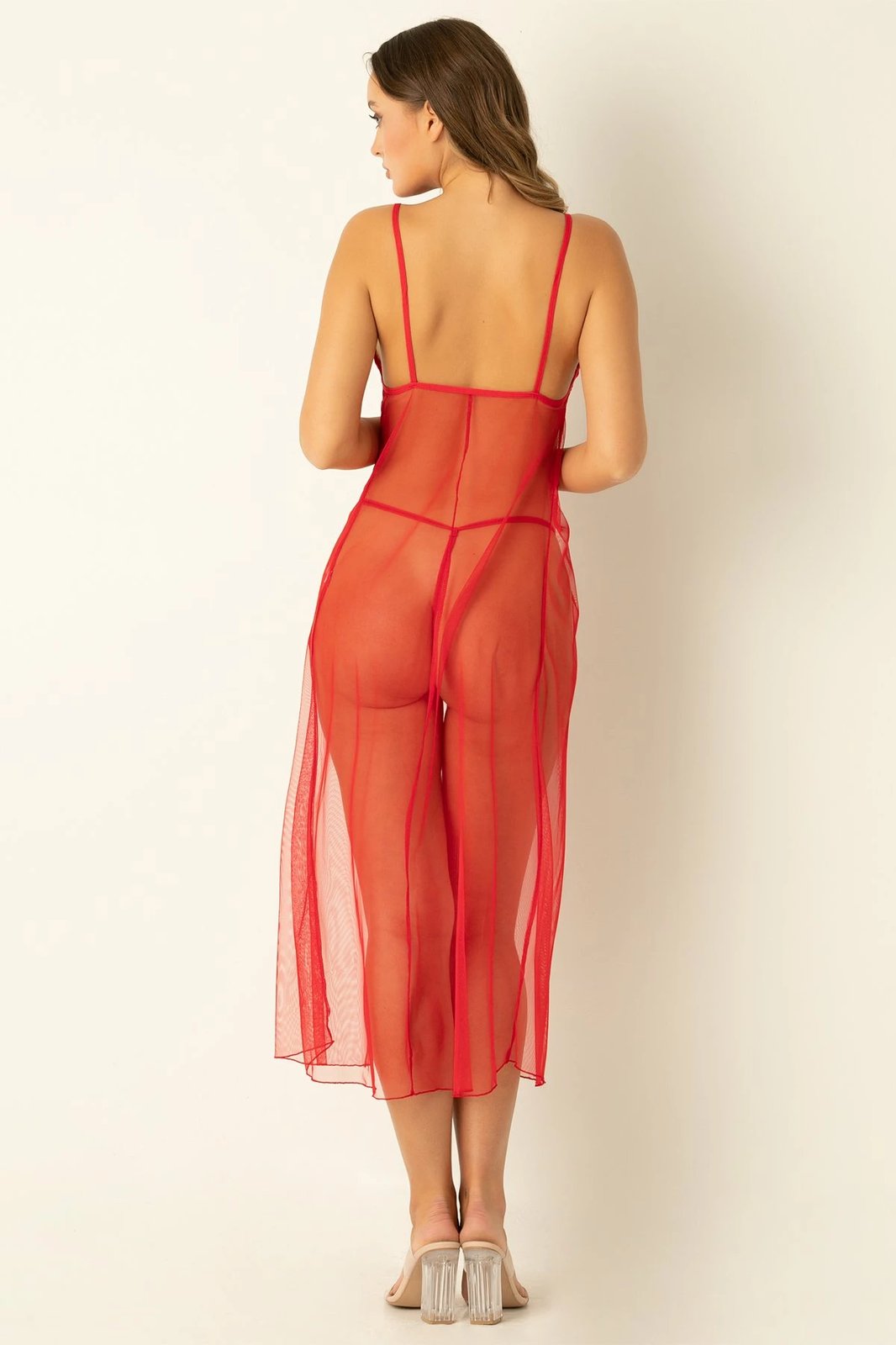 Këmishë nate Jumeon, e kuqe, 011-004506