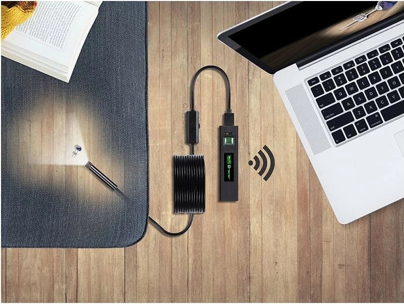 Kamerë endoskopike Tracer HardWire 5M 8MM LED WiFi, e zezë Kamerë endoskopike Tracer HardWire 5M 8MM LED WiFi, e zezë